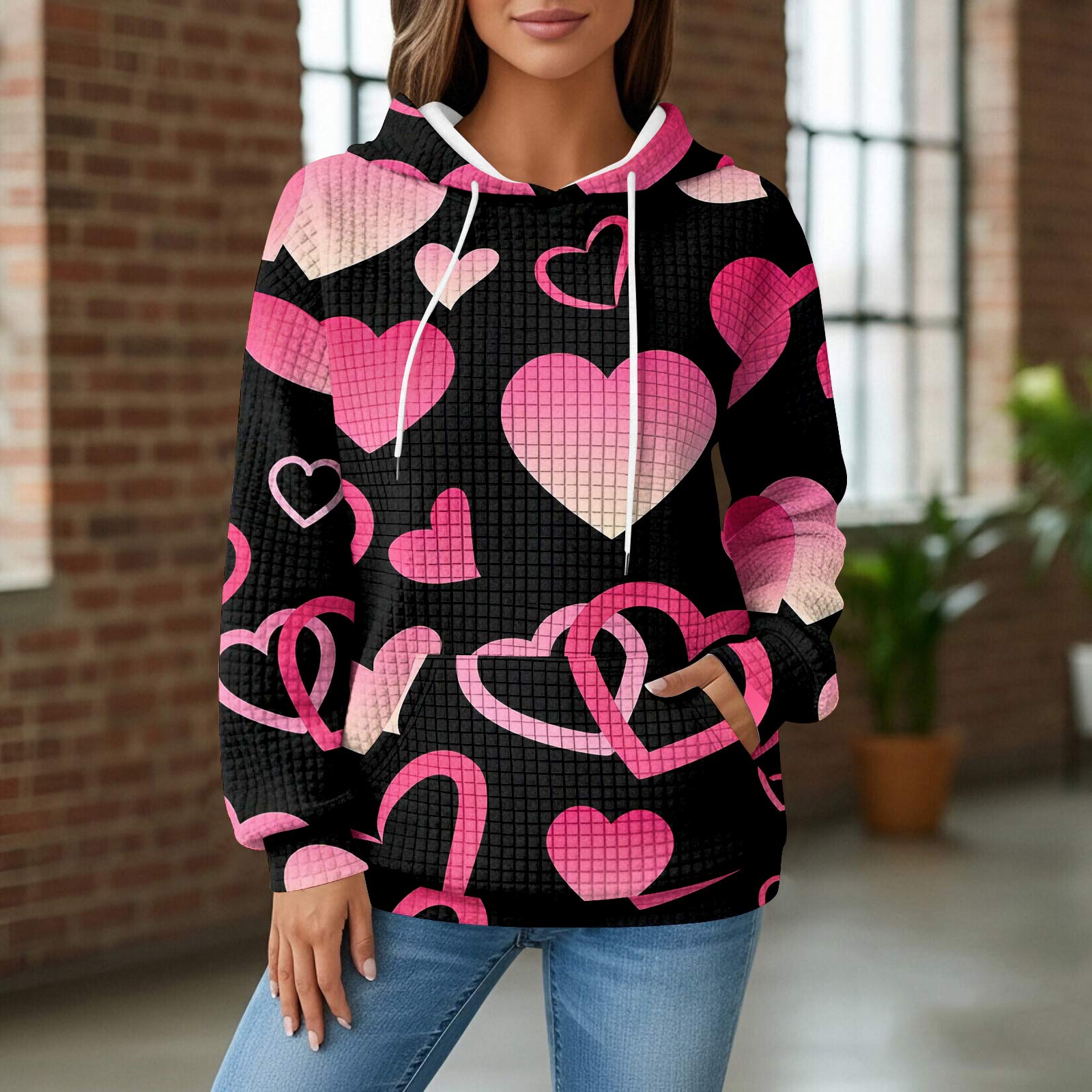 Women s Knit Hoodie , Long Sleeve Pullover with Pocket, Casual Loose,Fit Sweatshirt for Daily Wear/Outdoor M рожевий
Women s Knit Hoodie , Long Sleeve Pullover with Pocket, Casual Loose,Fit Sweatshirt for Daily Wear/Outdoor M рожевий