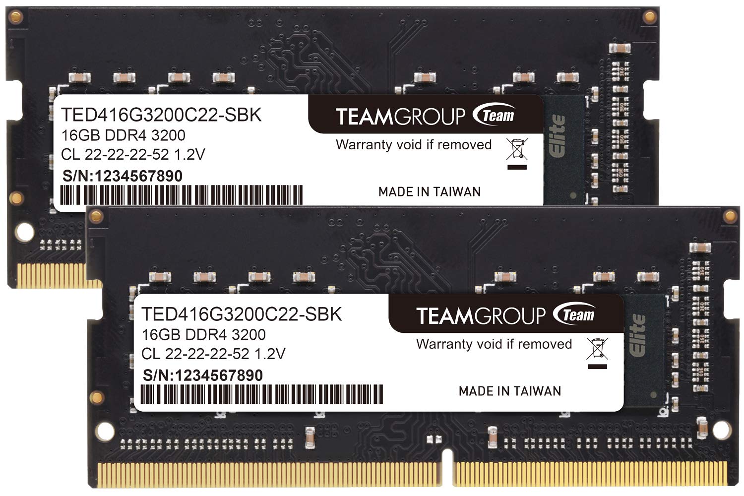 Пам ять для ноутбука Team DDR4 3200 МГц 16 ГБ x 2 диски Комплект 32 ГБ Довічна гарантія в Японії SO-DIMM PC4-25600
Пам ять для ноутбука Team DDR4 3200 МГц 16 ГБ x 2 диски Комплект 32 ГБ Довічна гарантія в Японії SO-DIMM PC4-25600