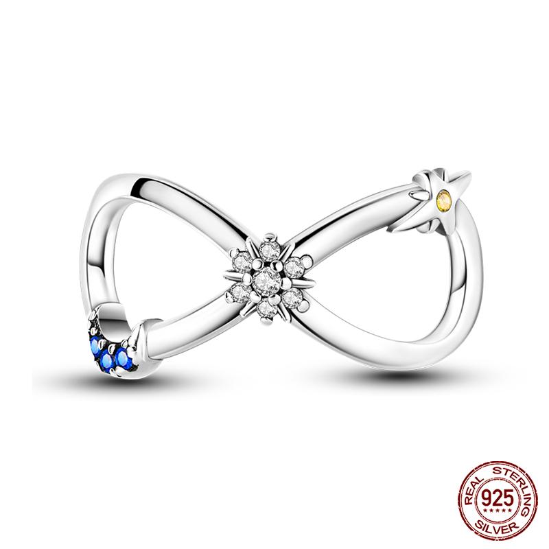 Fashion Copper Sparkling Zircon Star Moon Series Charms Beads Fit Qikaola Original Bracelets Diy Birthday Jewelry
Fashion Copper Sparkling Zircon Star Moon Series Charms Beads Fit Qikaola Original Bracelets Diy Birthday Jewelry