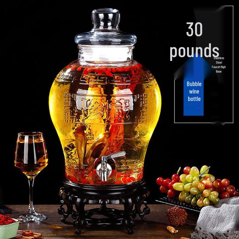 LISM Утолщенная стеклянная банка для заваривания без свинца с краном из нержавеющей стали
LISM Утолщенная стеклянная банка для заваривания без свинца с краном из нержавеющей стали