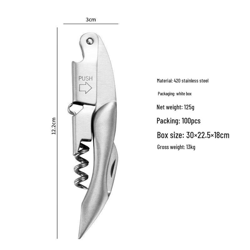 Wutuo Multifunctional Seahorse Wine Opener
Wutuo Multifunctional Seahorse Wine Opener
