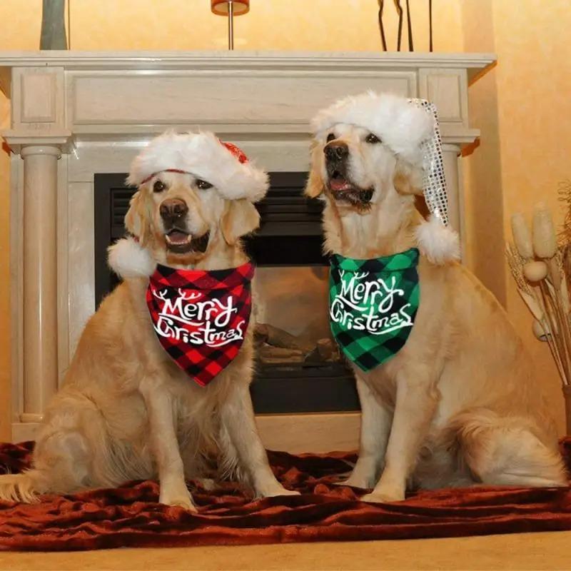 Christmas Pet Bandanas Plaid Dog Collar Washable Saliva Towel for Small Dogs Chihuahua Marry Christmas Cat Costume Dog Accessory S-48cm
Christmas Pet Bandanas Plaid Dog Collar Washable Saliva Towel for Small Dogs Chihuahua Marry Christmas Cat Costume Dog Accessory S-48cm