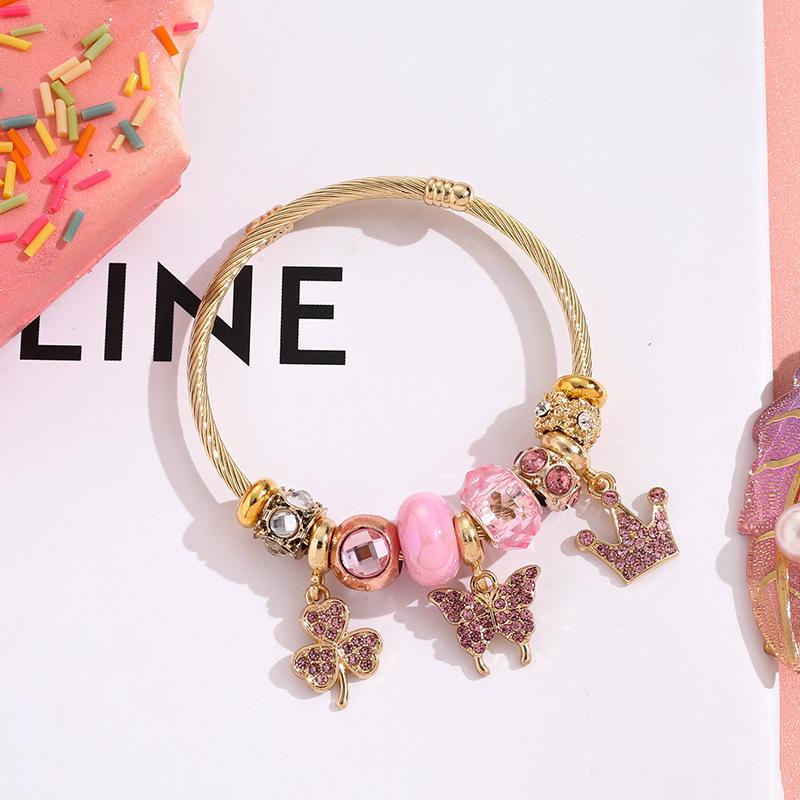 Adjustable Beaded Bracelet With Flamingo Pendant Windmill Crystal And Four Leaf Clover Charm DIY Women s Jewelry
Adjustable Beaded Bracelet With Flamingo Pendant Windmill Crystal And Four Leaf Clover Charm DIY Women s Jewelry