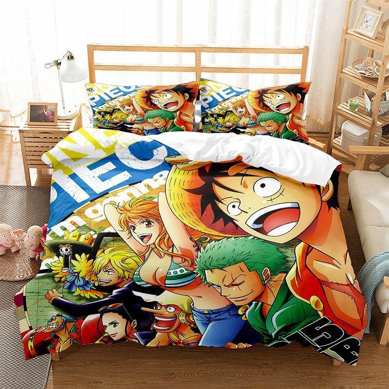 Comforter Anime O-Ones Pieces Bedding Set Japanese Luffys For Children Boys Gift Single Queen King Size Comforter (quilt)-EU Single(135*200cm)3pcs
Comforter Anime O-Ones Pieces Bedding Set Japanese Luffys For Children Boys Gift Single Queen King Size Comforter (quilt)-EU Single(135*200cm)3pcs