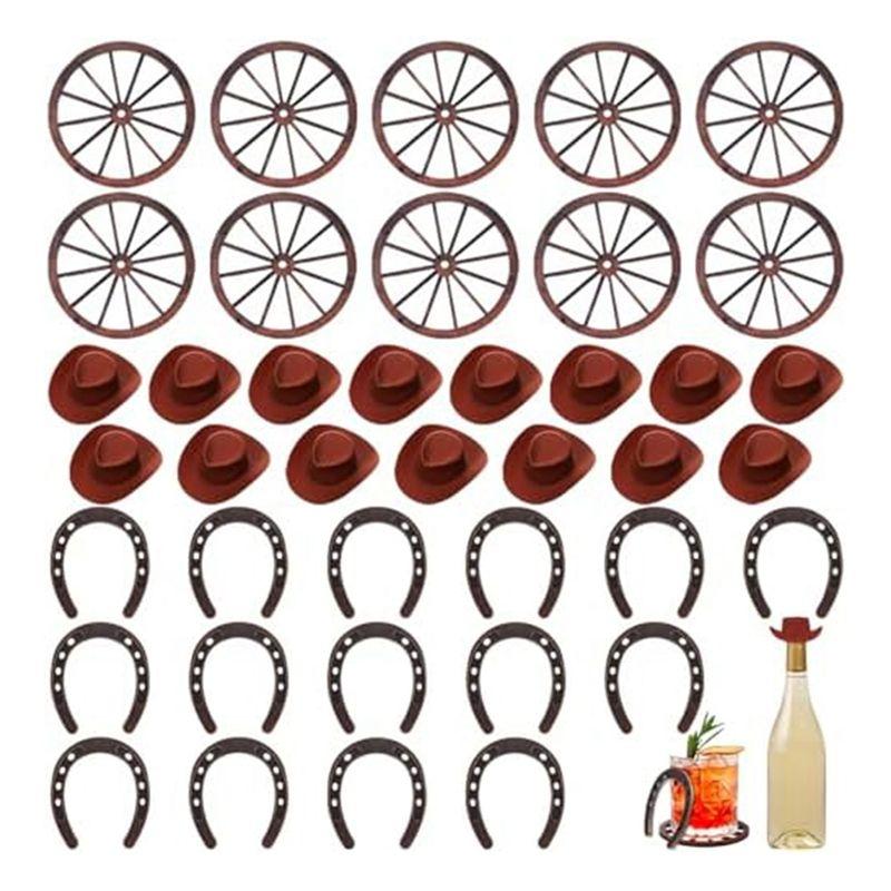 ABUL-40 PCS Lucky Horseshoe Cowboyhat And Wheel Western Cowboy Theme Party Supplies For Birthday Decoration As Shown Plastic
ABUL-40 PCS Lucky Horseshoe Cowboyhat And Wheel Western Cowboy Theme Party Supplies For Birthday Decoration As Shown Plastic