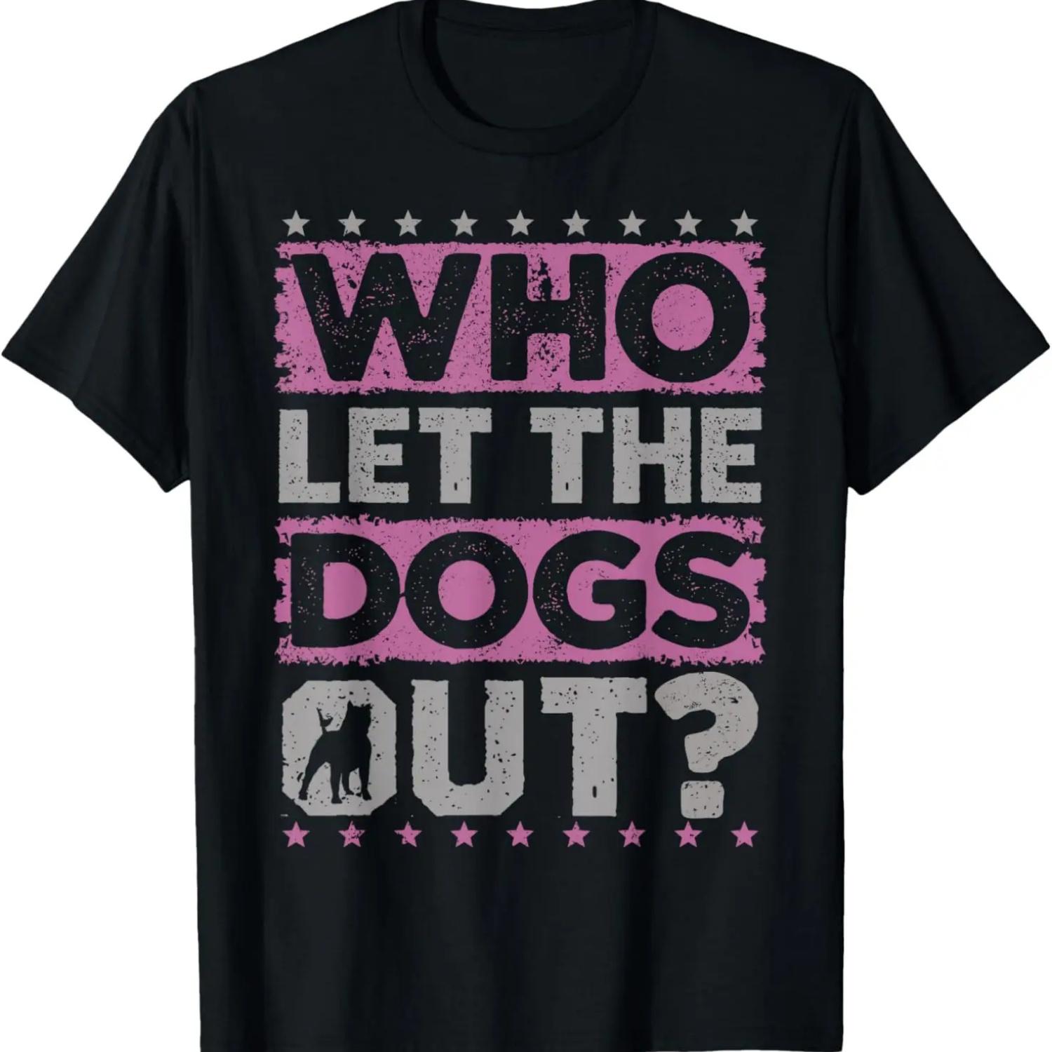 Dog Pet Who Let The Dogs Out_ Funny Dog Owner T-Shirt XXXXXL чорний
Dog Pet Who Let The Dogs Out_ Funny Dog Owner T-Shirt XXXXXL чорний