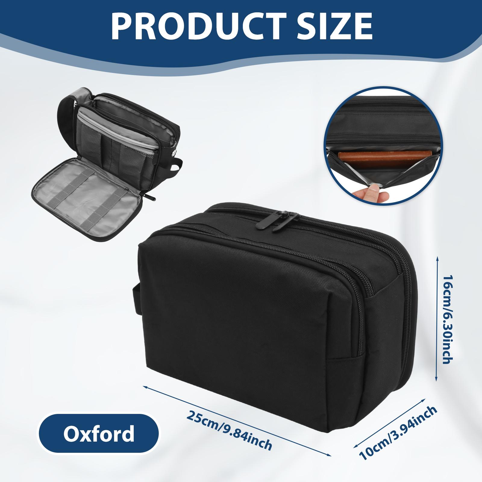 Travel Mens Toiletry Bag Large Capacity Travel Beauty Toiletry Organizer Waterproof Ladies Makeup Bag Handbag Gym Essentials чорний
Travel Mens Toiletry Bag Large Capacity Travel Beauty Toiletry Organizer Waterproof Ladies Makeup Bag Handbag Gym Essentials чорний