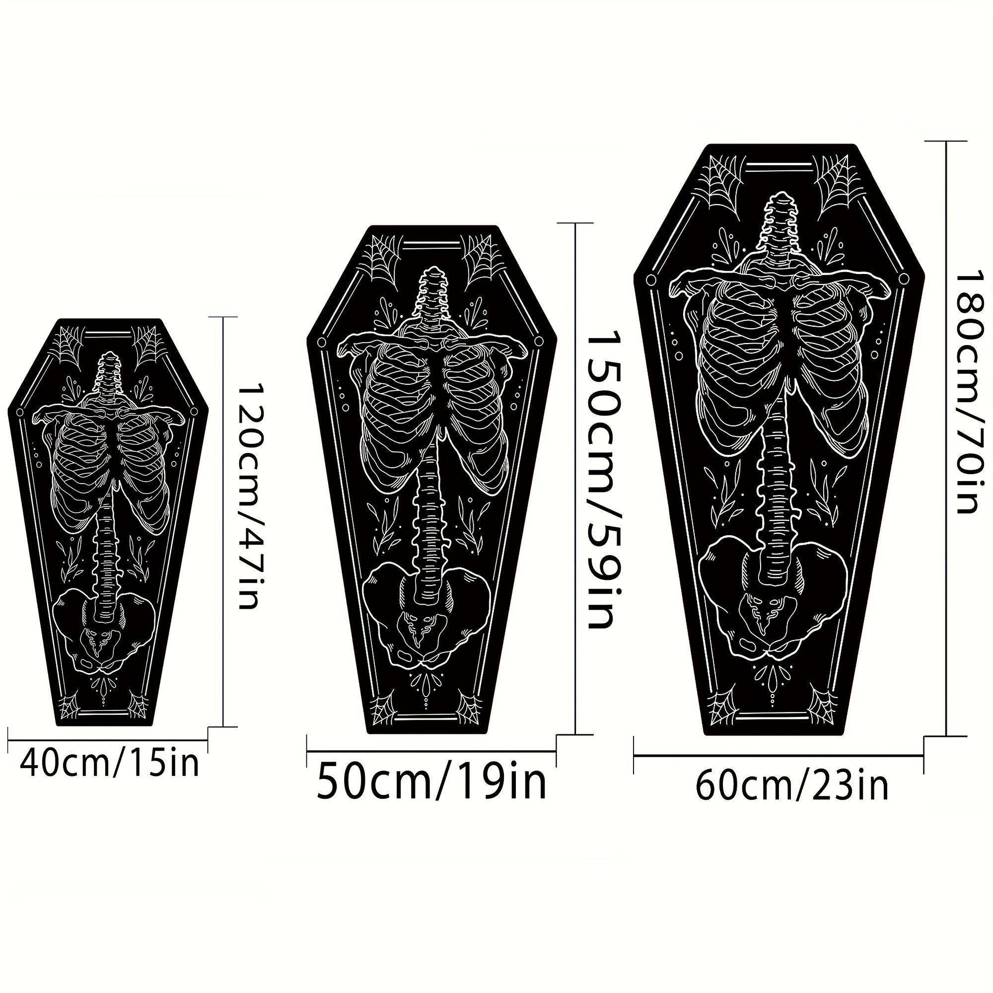 Vikama Gothic Coffin Shape Carpet Human Skeleton Pattern Soft Bedside Rugs Living Room Bedroom Carpet Halloween Party Decoration 40X120CM (1.3X3.9FT серый
Vikama Gothic Coffin Shape Carpet Human Skeleton Pattern Soft Bedside Rugs Living Room Bedroom Carpet Halloween Party Decoration 40X120CM (1.3X3.9FT серый