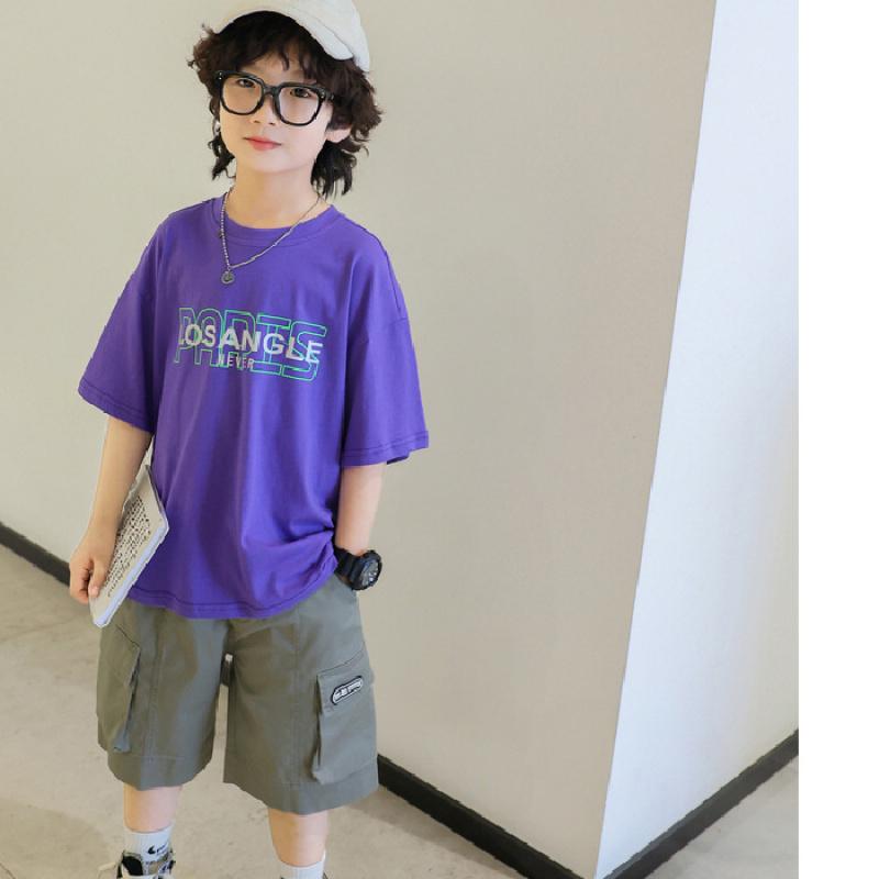Boys Short-Sleeve T-Shirt Children S Loose-Fitting Clothing Boys Top Suitable For Older Children In Summer 90cm фиолетовый
Boys Short-Sleeve T-Shirt Children S Loose-Fitting Clothing Boys Top Suitable For Older Children In Summer 90cm фиолетовый