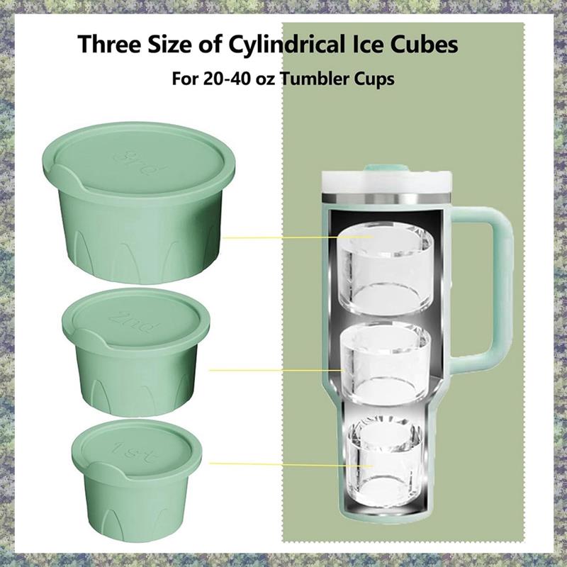 WON Ice Mold For Stanley Cup, Silicone Ice Cube Tray With Lid For 20-40Oz Tumbler, For Chilling Whiskey, Cocktails, Drinks зелёный
WON Ice Mold For Stanley Cup, Silicone Ice Cube Tray With Lid For 20-40Oz Tumbler, For Chilling Whiskey, Cocktails, Drinks зелёный