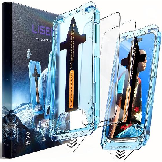 LISEN UNBREAK TOP 9H+ Стекло для iPhone 16 Pro Max Защитное стекло для экрана Полное покрытие краев Защита экрана iPhone 16 Pro Max 6.9 Закаленное стекло, iPhone 16 Pro 6.3 inch
LISEN UNBREAK TOP 9H+ Стекло для iPhone 16 Pro Max Защитное стекло для экрана Полное покрытие краев Защита экрана iPhone 16 Pro Max 6.9 Закаленное стекло, iPhone 16 Pro 6.3 inch