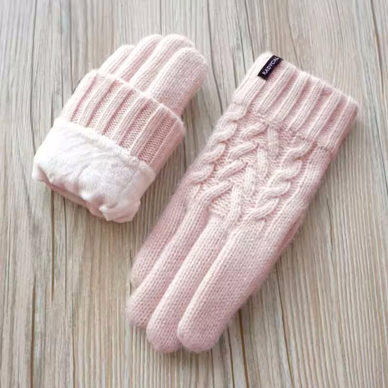 Женские перчатки, модные двойные утолщенные вязаные перчатки из чистой шерсти, женские уличные зимние теплые варежки для вождения
Женские перчатки, модные двойные утолщенные вязаные перчатки из чистой шерсти, женские уличные зимние теплые варежки для вождения