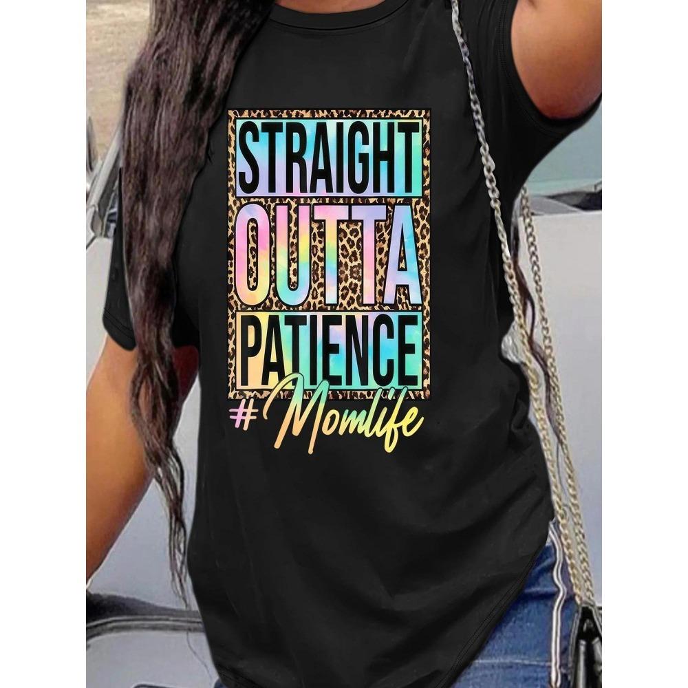 Unable To Resist Restlessness Pattern Tshirt Comfortable Casual Round Neck Short Sleeved Full Female Bold Printed Shirt Top S
Unable To Resist Restlessness Pattern Tshirt Comfortable Casual Round Neck Short Sleeved Full Female Bold Printed Shirt Top S