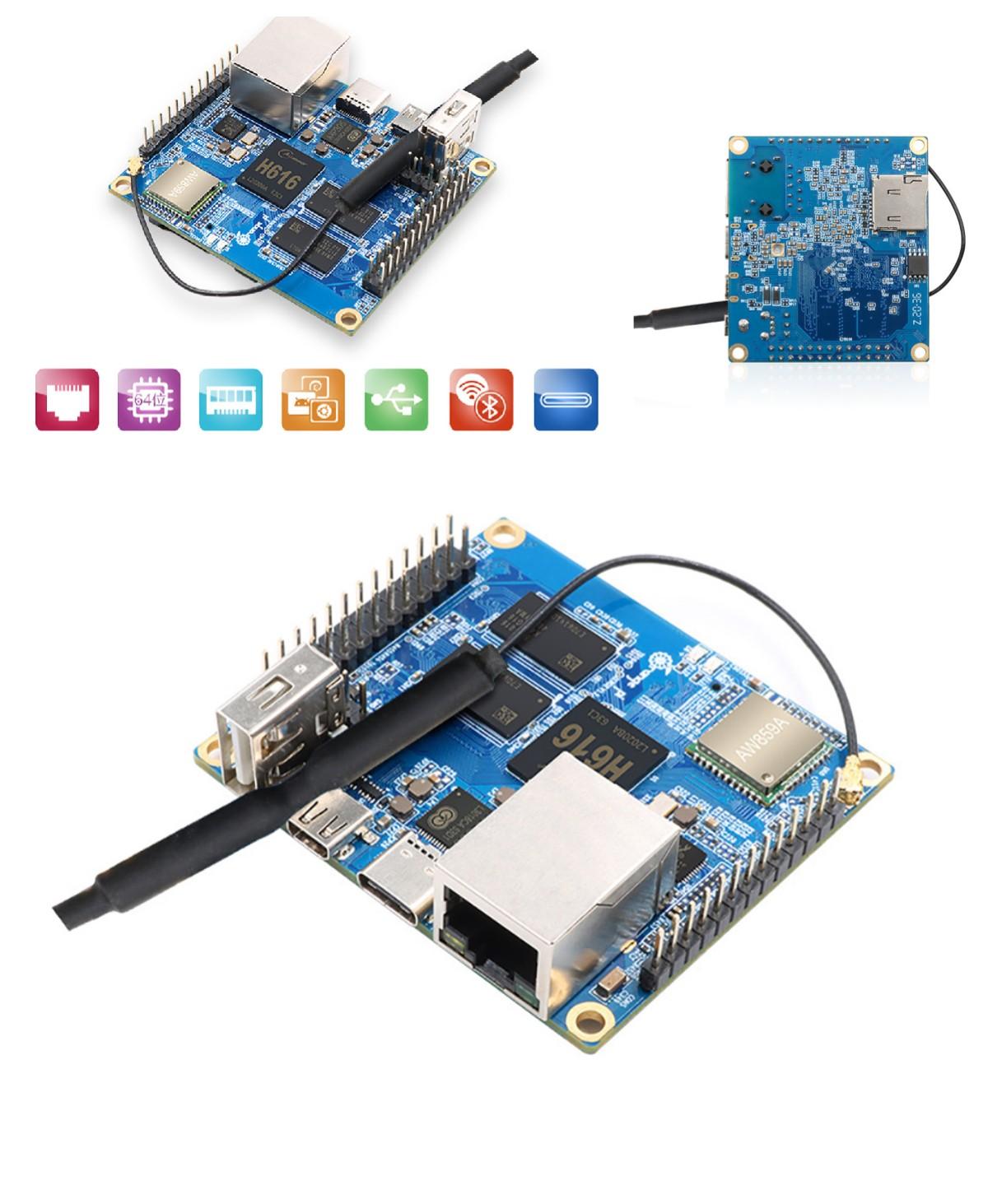 Development Board H616 Android Bluetooth Dual band Wifi Bluetooth 5.0 Gigabit Network For Orange Pi Zero2
Development Board H616 Android Bluetooth Dual band Wifi Bluetooth 5.0 Gigabit Network For Orange Pi Zero2