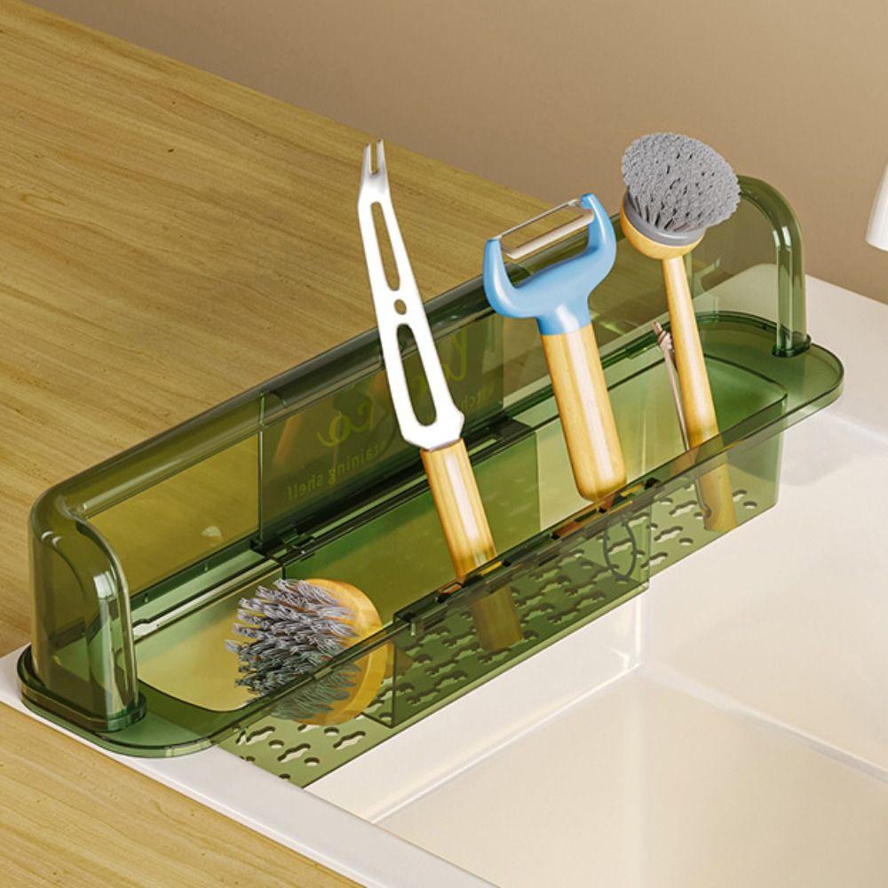 Stretchable Sink Water Splash Guard Kitchen Storage Basket Vegetable and Dish Washing Tools зелений
Stretchable Sink Water Splash Guard Kitchen Storage Basket Vegetable and Dish Washing Tools зелений