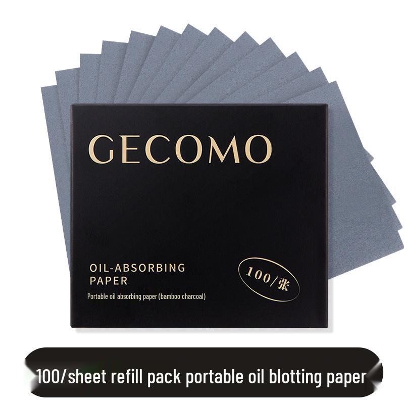 GECOMO Bamboo Charcoal Oil-Absorbing Sheets with Puff & Mirror - Control Shine Without Makeup Removal
GECOMO Bamboo Charcoal Oil-Absorbing Sheets with Puff & Mirror - Control Shine Without Makeup Removal