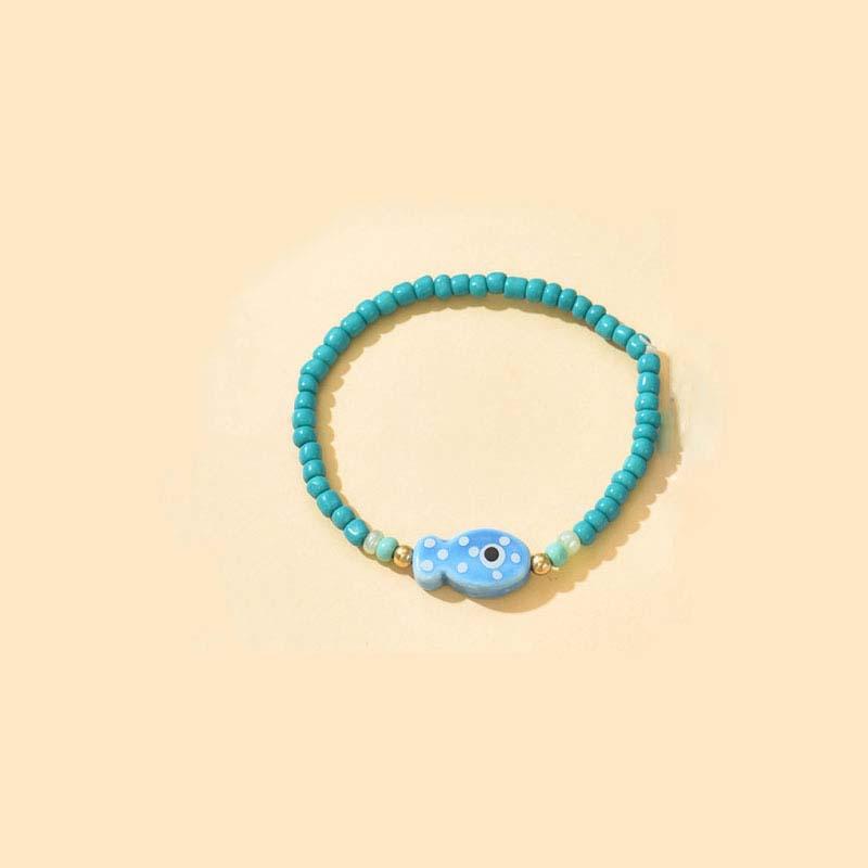 Bohemian Colorful Ceramic Fish Beaded Bracelet For Women Elegant Handmade Ethnic Rice Beads Charm Bracelet Zircon Accessories
Bohemian Colorful Ceramic Fish Beaded Bracelet For Women Elegant Handmade Ethnic Rice Beads Charm Bracelet Zircon Accessories