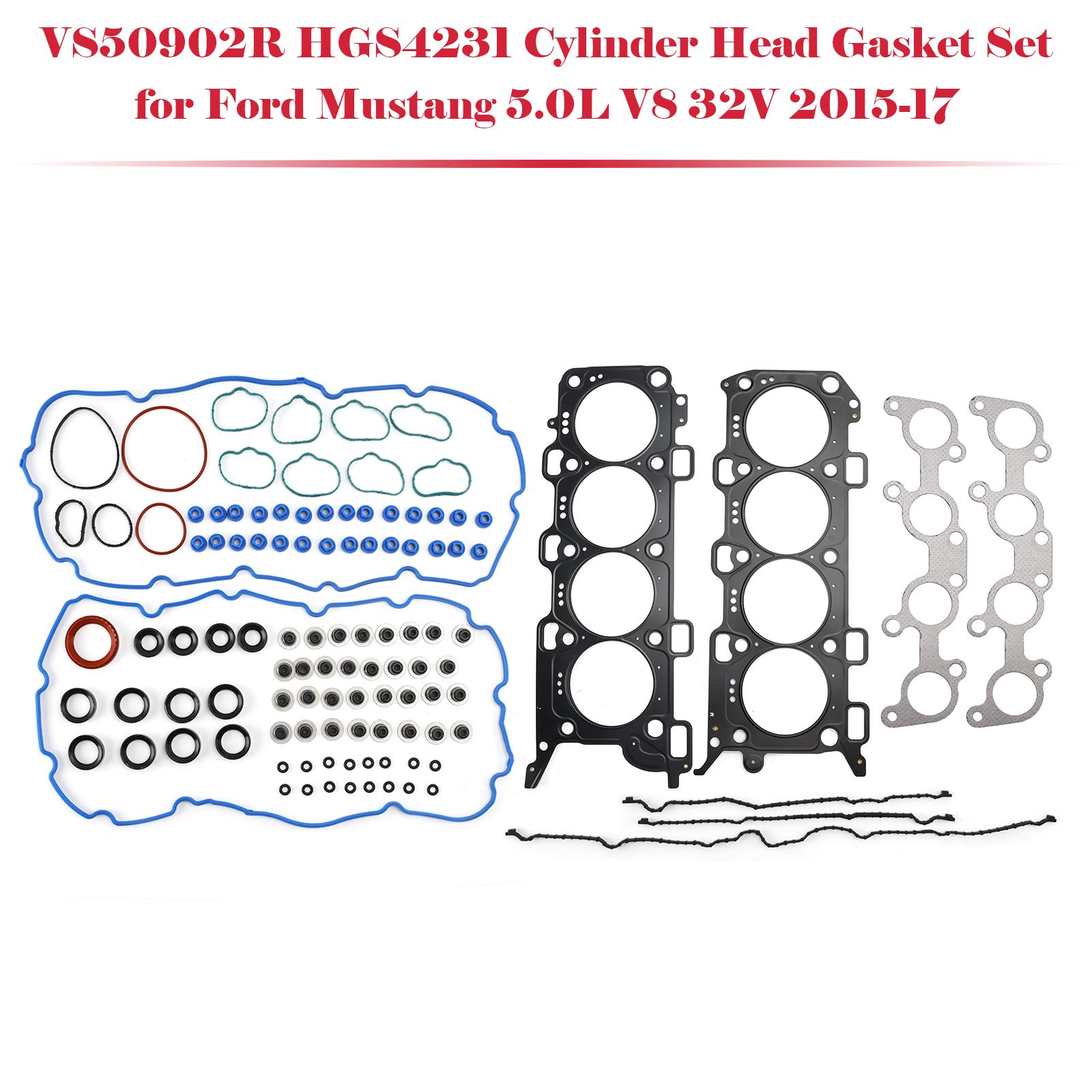 VS50902R HGS4231 Набор прокладок головки блока цилиндров для Ford Mustang 5.0L V8 32V 2015-17
VS50902R HGS4231 Набор прокладок головки блока цилиндров для Ford Mustang 5.0L V8 32V 2015-17