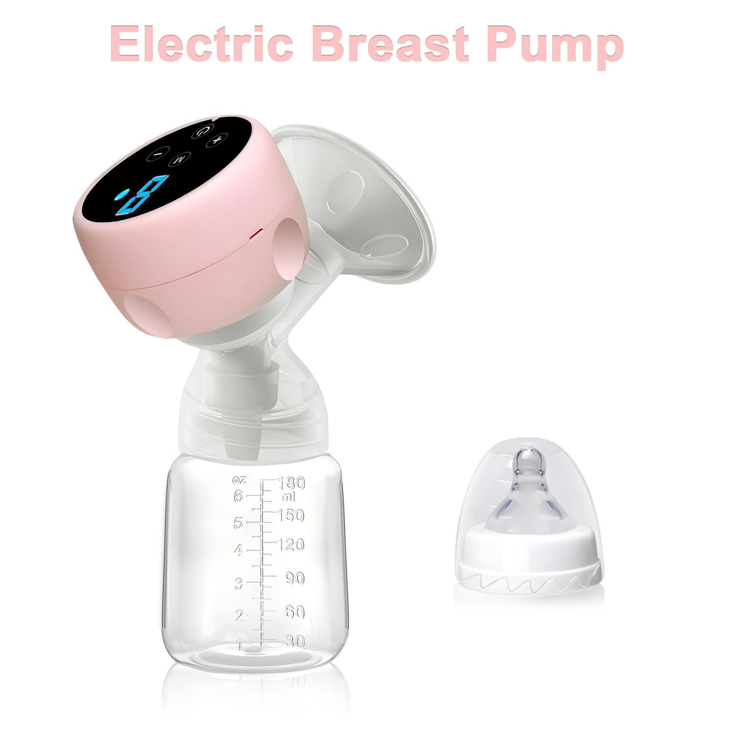 Electric Breast Pump Portable Baby Nipple Bottle 2-IN-1 Smart Integrated Suction Breast Pump Milk Postpartum Fortable BreastPump рожевий
Electric Breast Pump Portable Baby Nipple Bottle 2-IN-1 Smart Integrated Suction Breast Pump Milk Postpartum Fortable BreastPump рожевий
