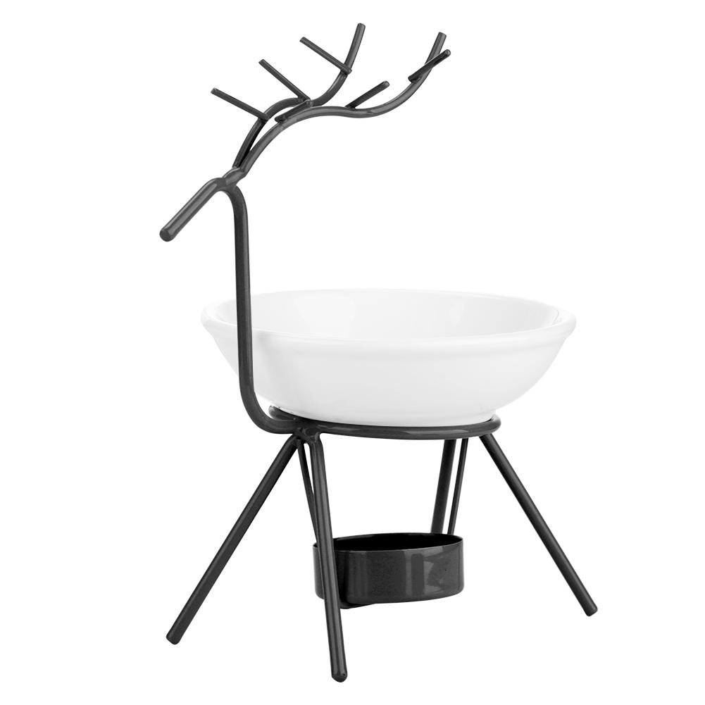 Deer Shape Stainless Ceramic Essential Oil Aroma Burner Candle Holder Home Decoration Black чёрный
Deer Shape Stainless Ceramic Essential Oil Aroma Burner Candle Holder Home Decoration Black чёрный