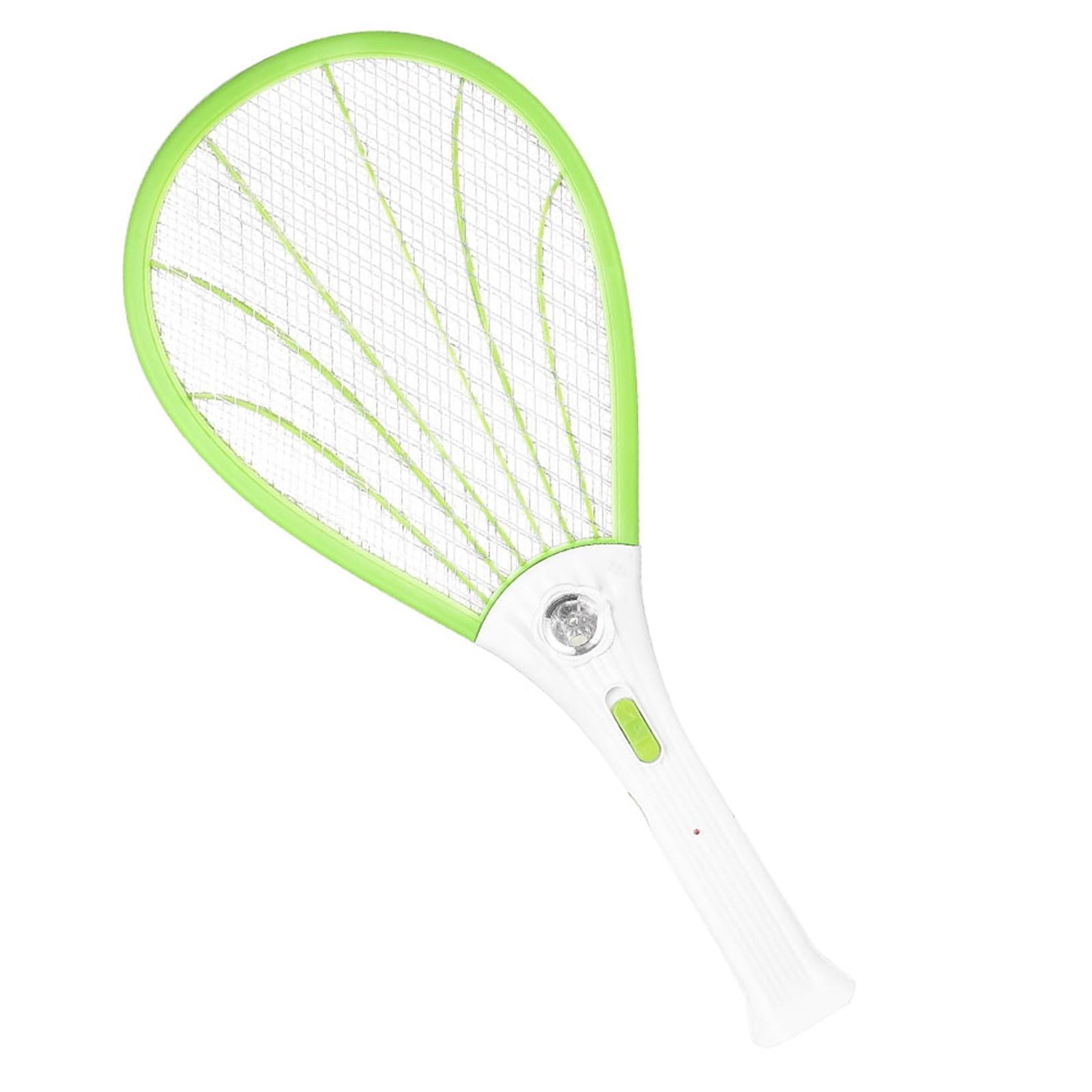 Rechargeable Electric Mosquito Swatter with LED Light Three-Layer Mesh Large Surface Area Safe Anti-Electric Shock Insect Zapper Racket One Size зелений
Rechargeable Electric Mosquito Swatter with LED Light Three-Layer Mesh Large Surface Area Safe Anti-Electric Shock Insect Zapper Racket One Size зелений