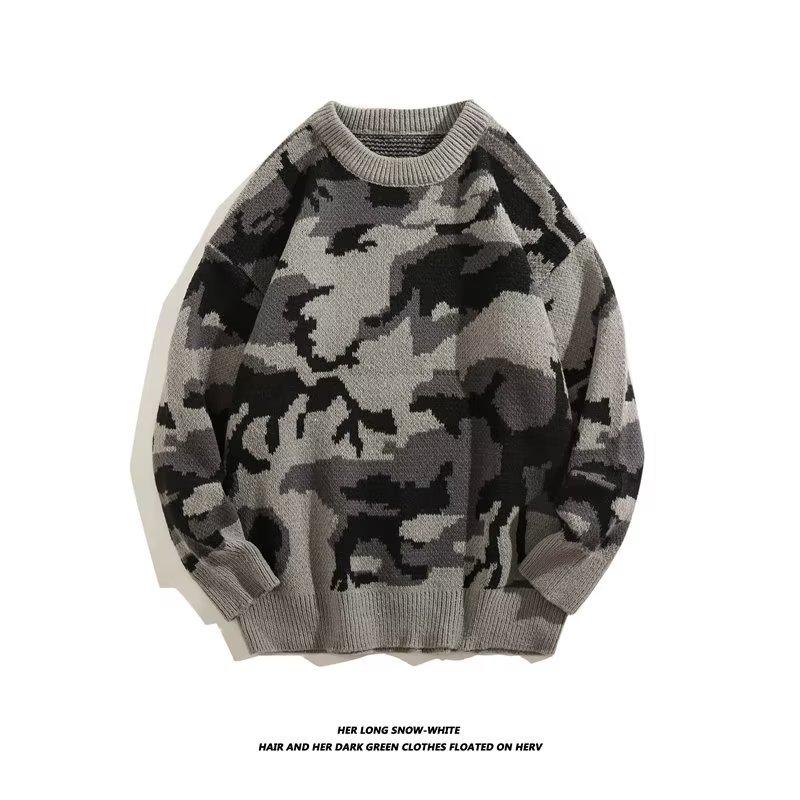 Men s Stylish Stripe Camouflage Sweater - Long Sleeve, Casual Loose Fit, Round Neck Knitwear for Spring and Autumn M сірий колір
Men s Stylish Stripe Camouflage Sweater - Long Sleeve, Casual Loose Fit, Round Neck Knitwear for Spring and Autumn M сірий колір