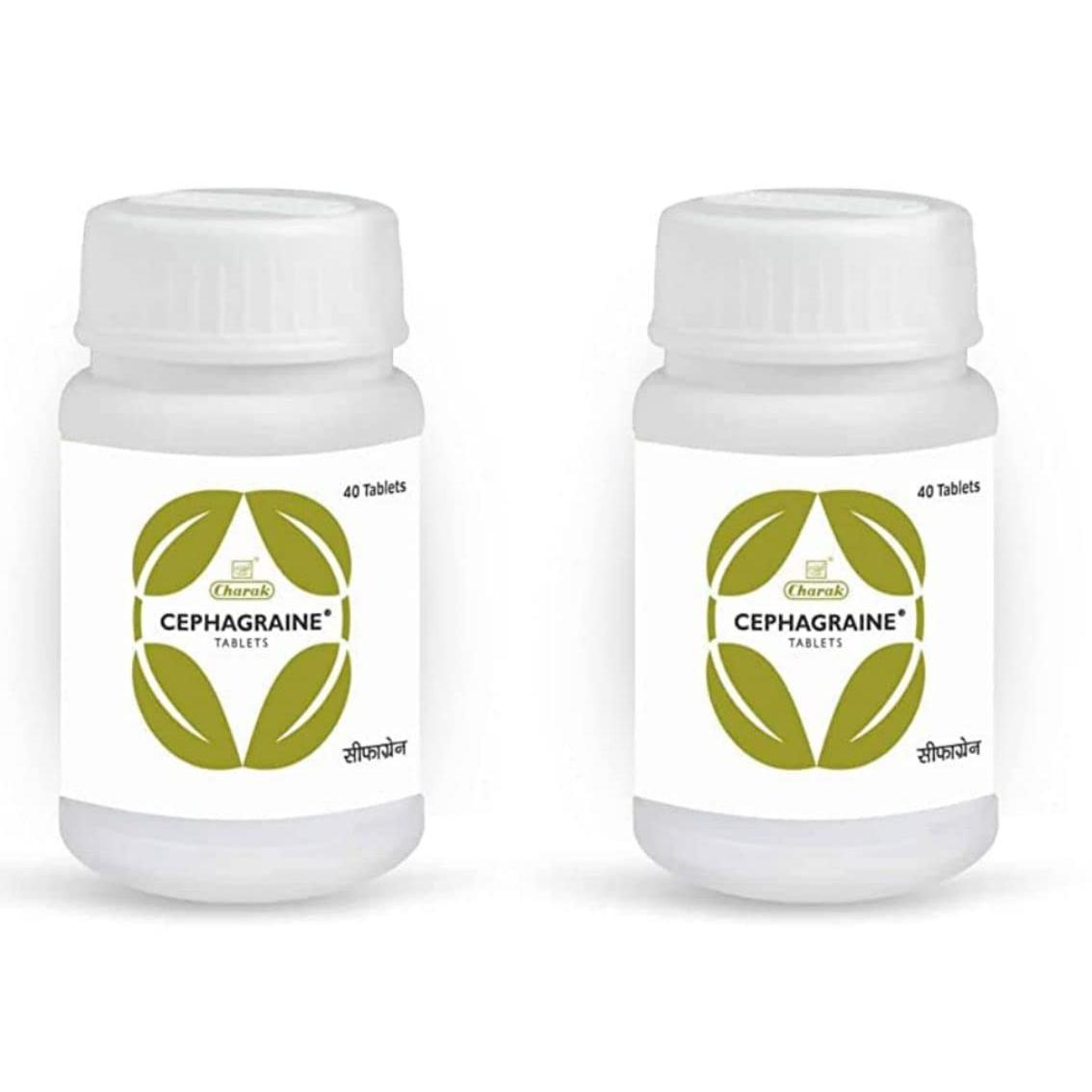 Charak Pharma Cephagraine Tablet Twin Pack for Relief in Sinusitis and Migraine (Pack of 2)
Charak Pharma Cephagraine Tablet Twin Pack for Relief in Sinusitis and Migraine (Pack of 2)