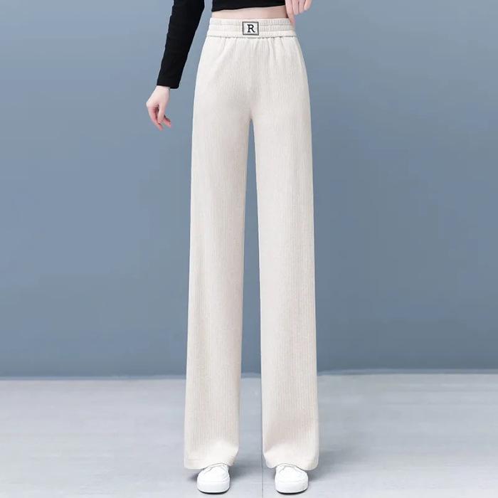 Women s Spring 2025 Slim Wide-Leg Plus Velvet Pants - Thickened, Slimming, Fashionable, Versatile, Drape Straight-Leg Casual Wear 3XL слонова кістка/білий
Women s Spring 2025 Slim Wide-Leg Plus Velvet Pants - Thickened, Slimming, Fashionable, Versatile, Drape Straight-Leg Casual Wear 3XL слонова кістка/білий
