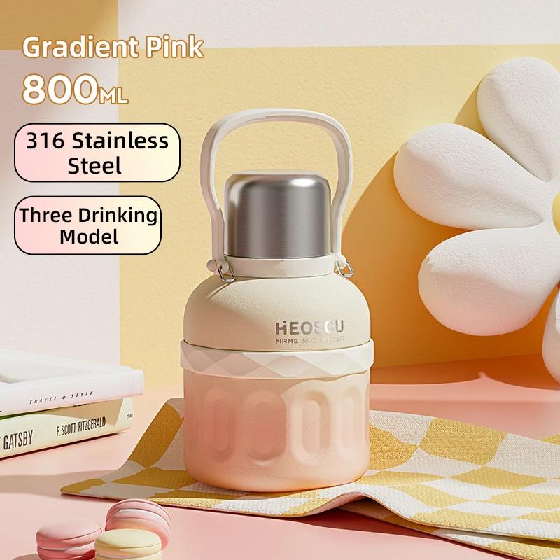 Large Capacity Thermos Bottle with Carry Sleeve Outdoor Portable Thermal Water Bottles Stainless Steel Insulated Vaccum Flasks
Large Capacity Thermos Bottle with Carry Sleeve Outdoor Portable Thermal Water Bottles Stainless Steel Insulated Vaccum Flasks
