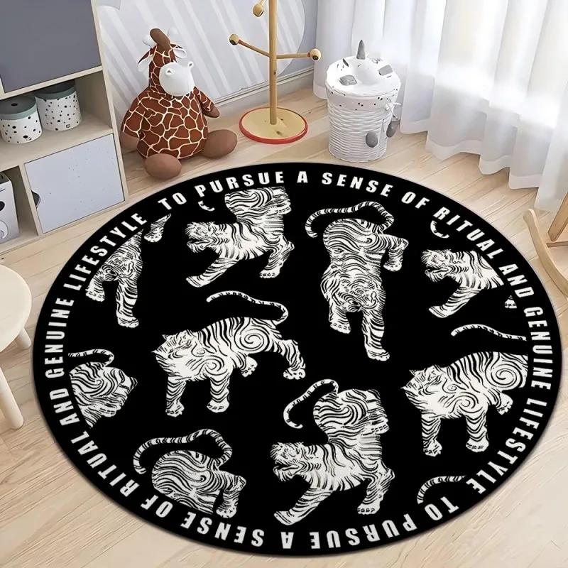 Круглые ковры с принтом ретро львов, противоскользящие ковры для гостиной, кухни, спальни, дивана, придверный коврик, детский напольный коврик, подарок, декор Diameter 60cm(23in)
Круглые ковры с принтом ретро львов, противоскользящие ковры для гостиной, кухни, спальни, дивана, придверный коврик, детский напольный коврик, подарок, декор Diameter 60cm(23in)