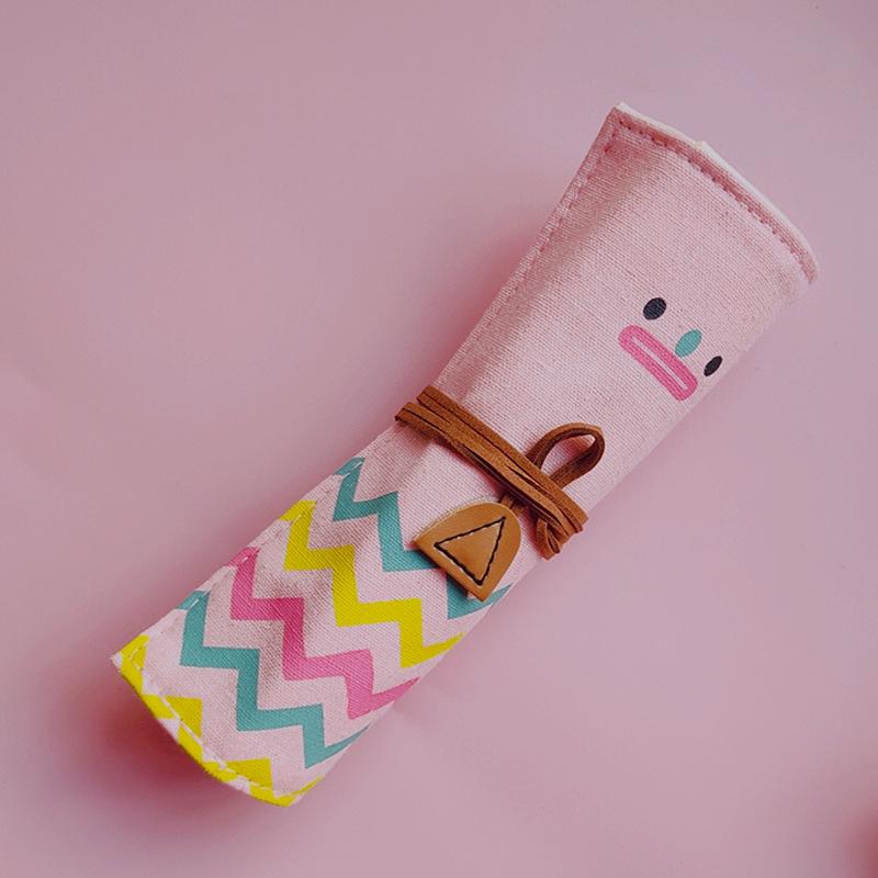Kawaii 4-Color Canvas Pencil Case Roller 5-Hole Roll up Pen Bag Cute Stationery Storage for Office School Student Supplies рожевий
Kawaii 4-Color Canvas Pencil Case Roller 5-Hole Roll up Pen Bag Cute Stationery Storage for Office School Student Supplies рожевий