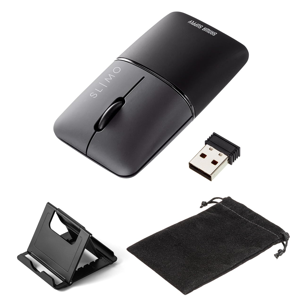 Sanwa Direct Mobile Mouse Ultra Small SLIMO Bluetooth Wireless Compatible Quiet Rechargeable Lightweight 42g with Pouch Thin Slim Blue LED Small Mouse
Sanwa Direct Mobile Mouse Ultra Small SLIMO Bluetooth Wireless Compatible Quiet Rechargeable Lightweight 42g with Pouch Thin Slim Blue LED Small Mouse