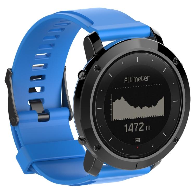 Силіконовий ремінець для годинника для SUUNTO Traverse синій
Силіконовий ремінець для годинника для SUUNTO Traverse синій