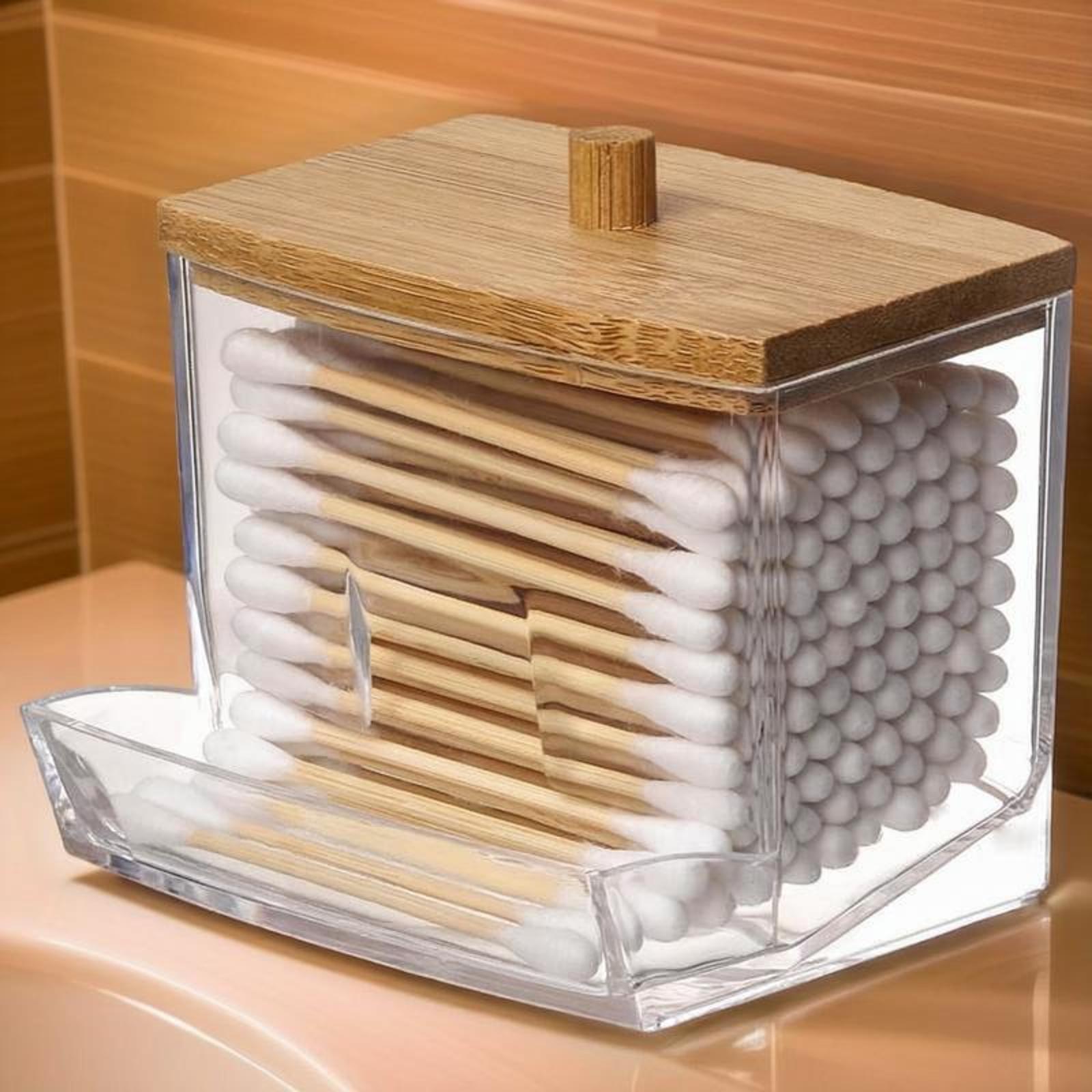 7oz Clear Acrylic Swab Holder with Wooden Lid, Sleek Bathroom Container for Cotton Swabs & Pads, Lightweight Storage United States
7oz Clear Acrylic Swab Holder with Wooden Lid, Sleek Bathroom Container for Cotton Swabs & Pads, Lightweight Storage United States