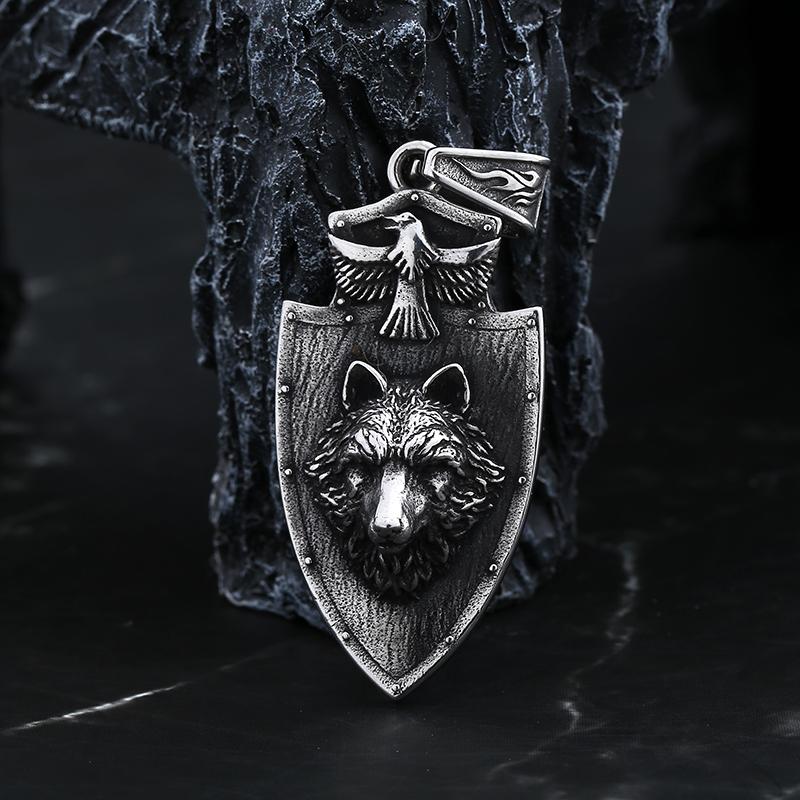 Animal New 316L Stainless Steel Viking Shield Anad Wolf Pendant Necklace For Men Fashion Casual Punk Jewelry Couple Gift
Animal New 316L Stainless Steel Viking Shield Anad Wolf Pendant Necklace For Men Fashion Casual Punk Jewelry Couple Gift