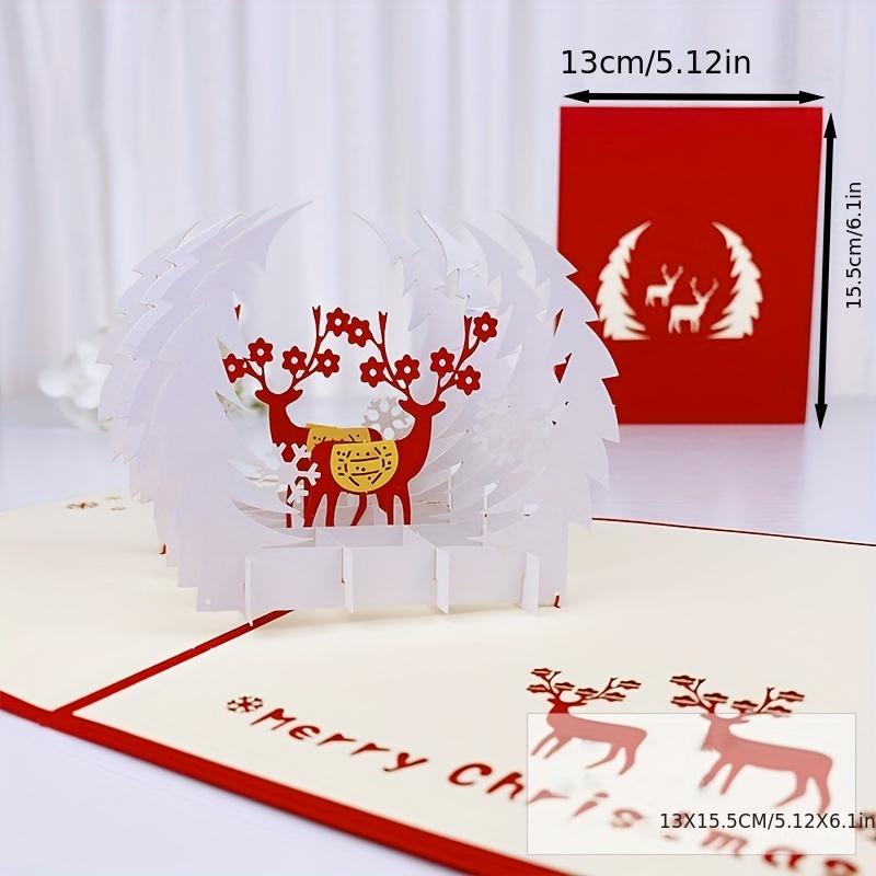 1pc 3D Greeting Card – Creative Design with Moon & Stars, for Birthday Blessings, Christmas & Gratitude, Beautiful Gift Snowy deer
1pc 3D Greeting Card – Creative Design with Moon & Stars, for Birthday Blessings, Christmas & Gratitude, Beautiful Gift Snowy deer