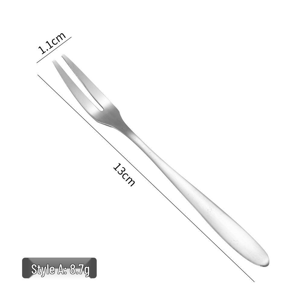 304 Steel Fruit Fork - Thick, Creative Skewers for Desserts & Cakes
304 Steel Fruit Fork - Thick, Creative Skewers for Desserts & Cakes