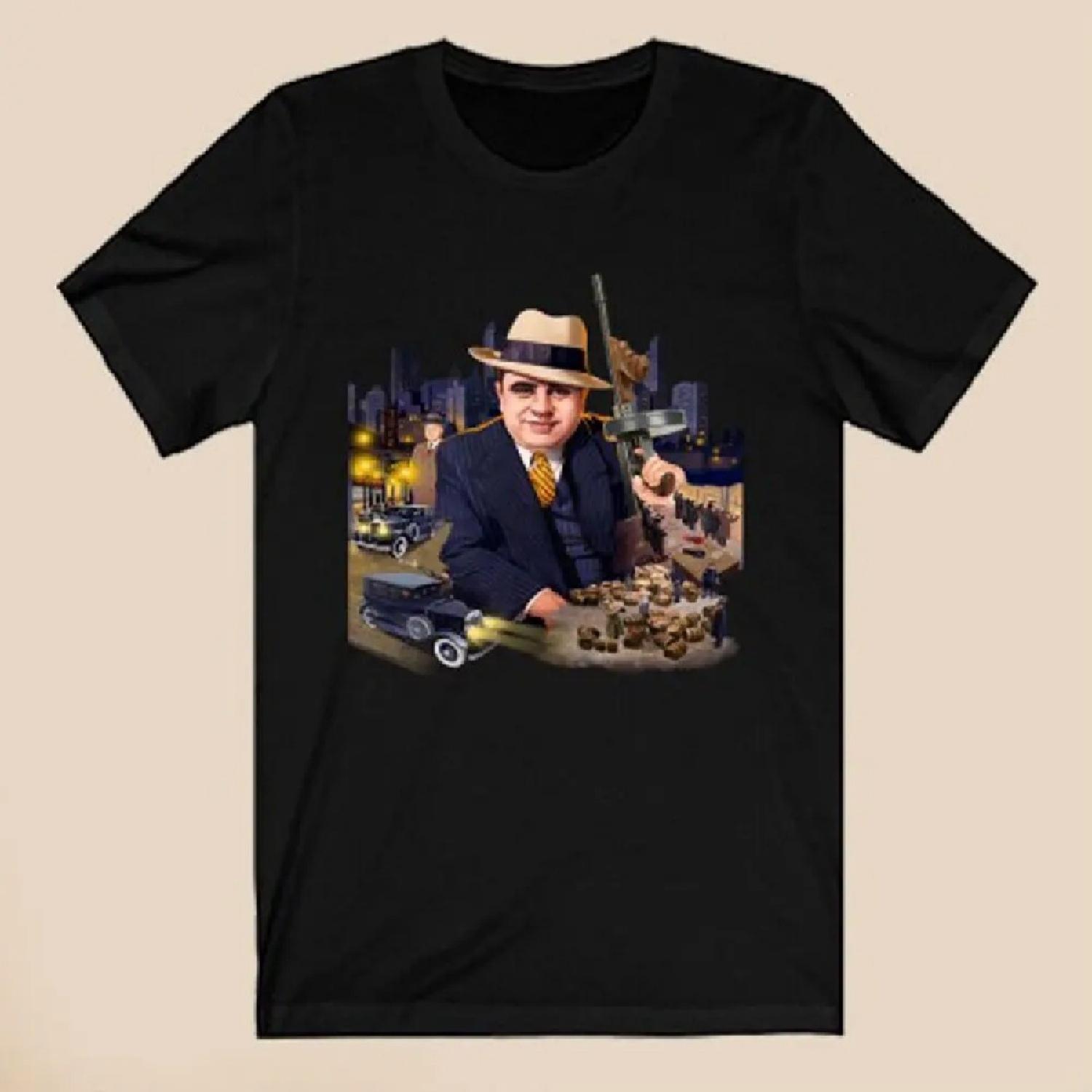 Al Capone American Legend Men s Black T-Shirt Size S-5XL XXXXXL
Al Capone American Legend Men s Black T-Shirt Size S-5XL XXXXXL