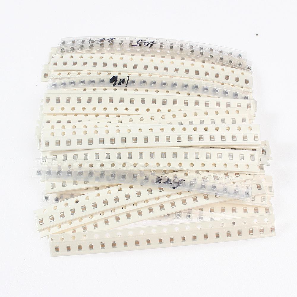 720PCS 0805 Комплект конденсаторів SMD, 1pF ~10uF, 36 значень*20pcs, 0805 Конденсатор в асортименті 10PF 30PF 47PF 330PF 4.7NF 10NF 68NF 100NF
720PCS 0805 Комплект конденсаторів SMD, 1pF ~10uF, 36 значень*20pcs, 0805 Конденсатор в асортименті 10PF 30PF 47PF 330PF 4.7NF 10NF 68NF 100NF