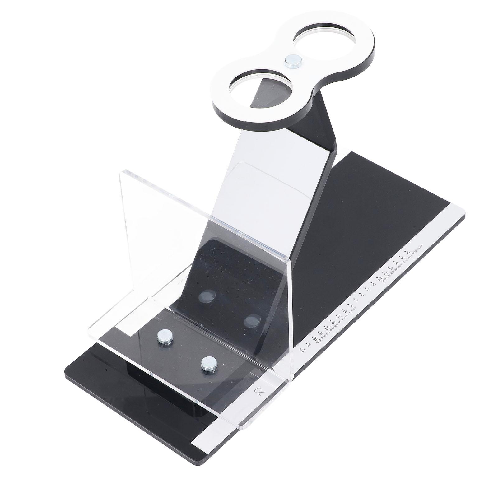 Stereoscope Cheiroscopes Adjustable Amblyopia Trainer Vision Tester Tools for Heterotropia Squint Black
Stereoscope Cheiroscopes Adjustable Amblyopia Trainer Vision Tester Tools for Heterotropia Squint Black