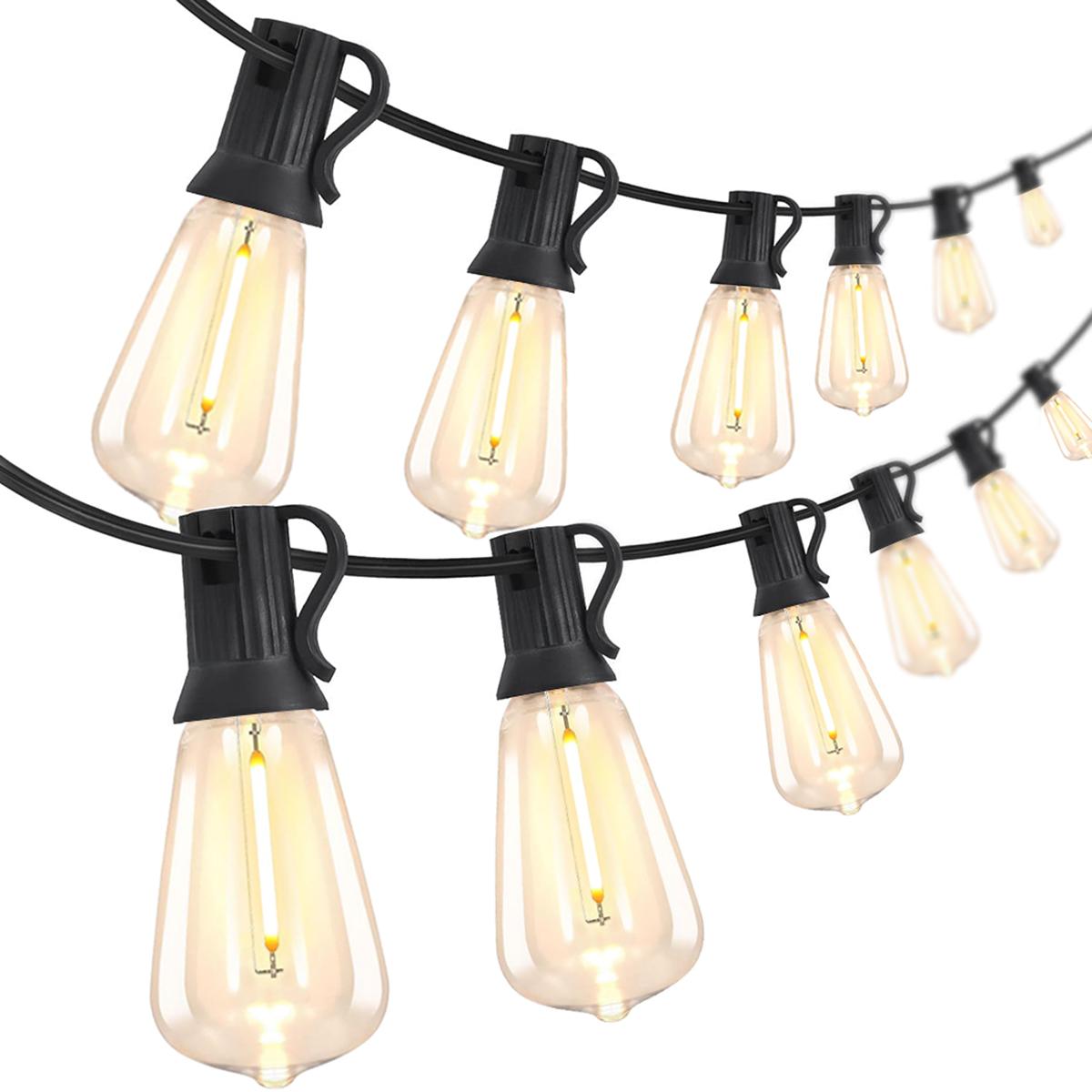 Outdoor String Lights ST38/G40 LED Festoon Patio Lights Rope Garland For Garden Terrace Steet Wedding Camping Party Decoration US plug 110V
Outdoor String Lights ST38/G40 LED Festoon Patio Lights Rope Garland For Garden Terrace Steet Wedding Camping Party Decoration US plug 110V