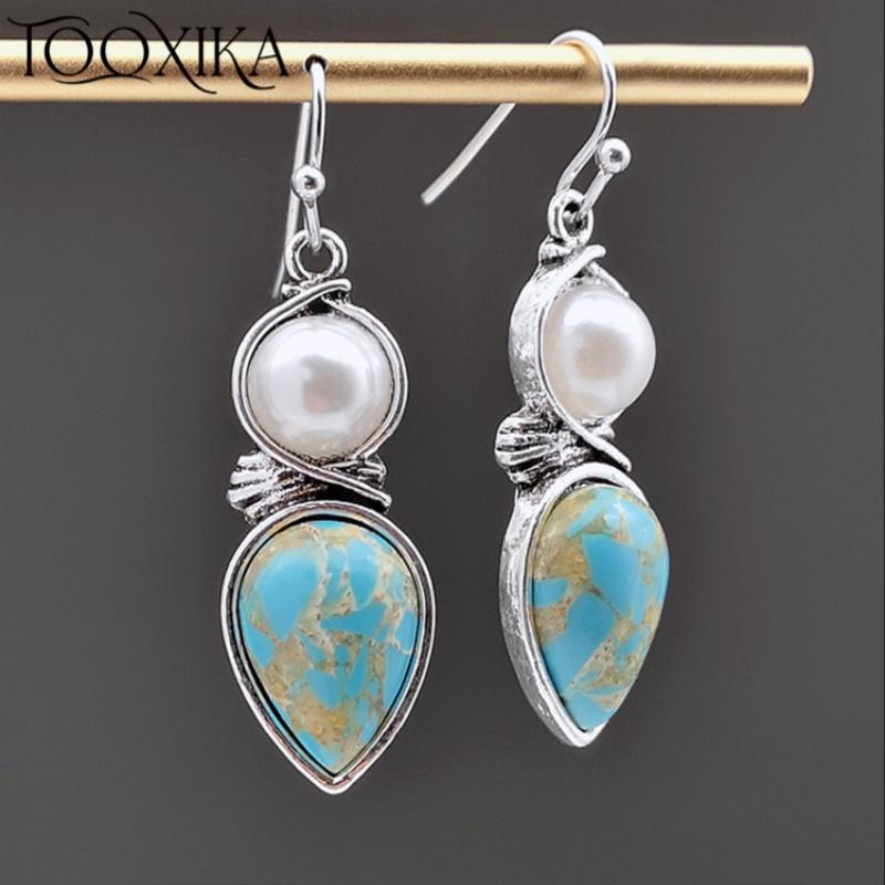 Винтажные серьги Tooxika Pearl Dragon Crystal Turquoise, трансграничные украшения для ушей
Винтажные серьги Tooxika Pearl Dragon Crystal Turquoise, трансграничные украшения для ушей