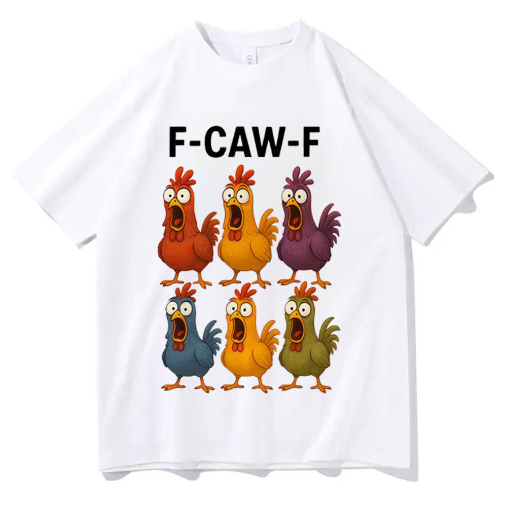 F Caw F Chicken Shirt Female Grunge 2000s Hip Hop Breathable Classic Korean Clothes Shirt Punk Streetwear Graphic Y2k University 4XL
F Caw F Chicken Shirt Female Grunge 2000s Hip Hop Breathable Classic Korean Clothes Shirt Punk Streetwear Graphic Y2k University 4XL