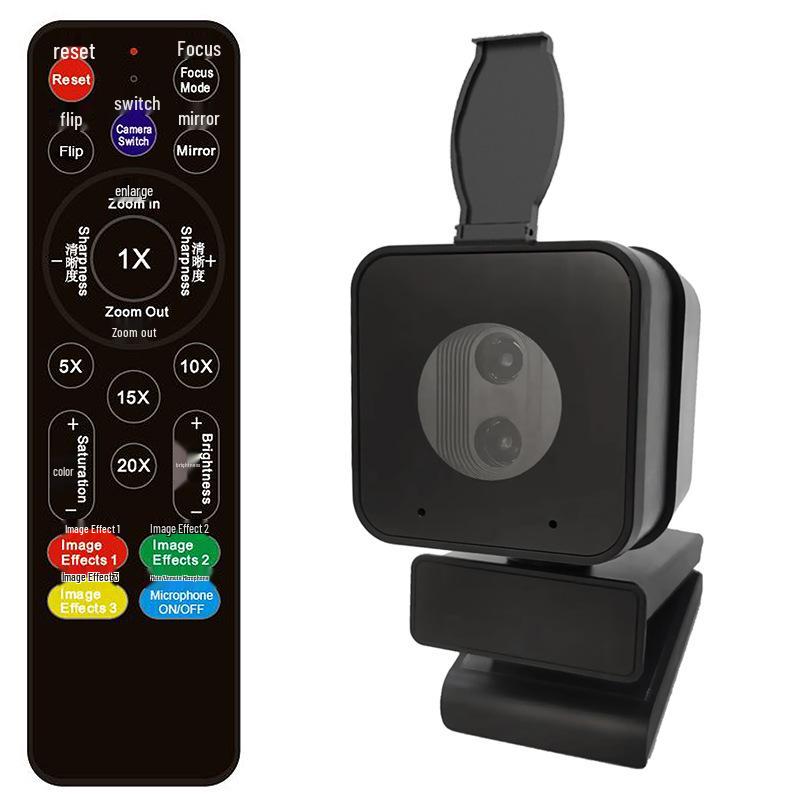 8K Dual-Lens Live Streaming Camera with 20x Zoom, Dual Microphones, Remote Control, and Vertical Screen
8K Dual-Lens Live Streaming Camera with 20x Zoom, Dual Microphones, Remote Control, and Vertical Screen