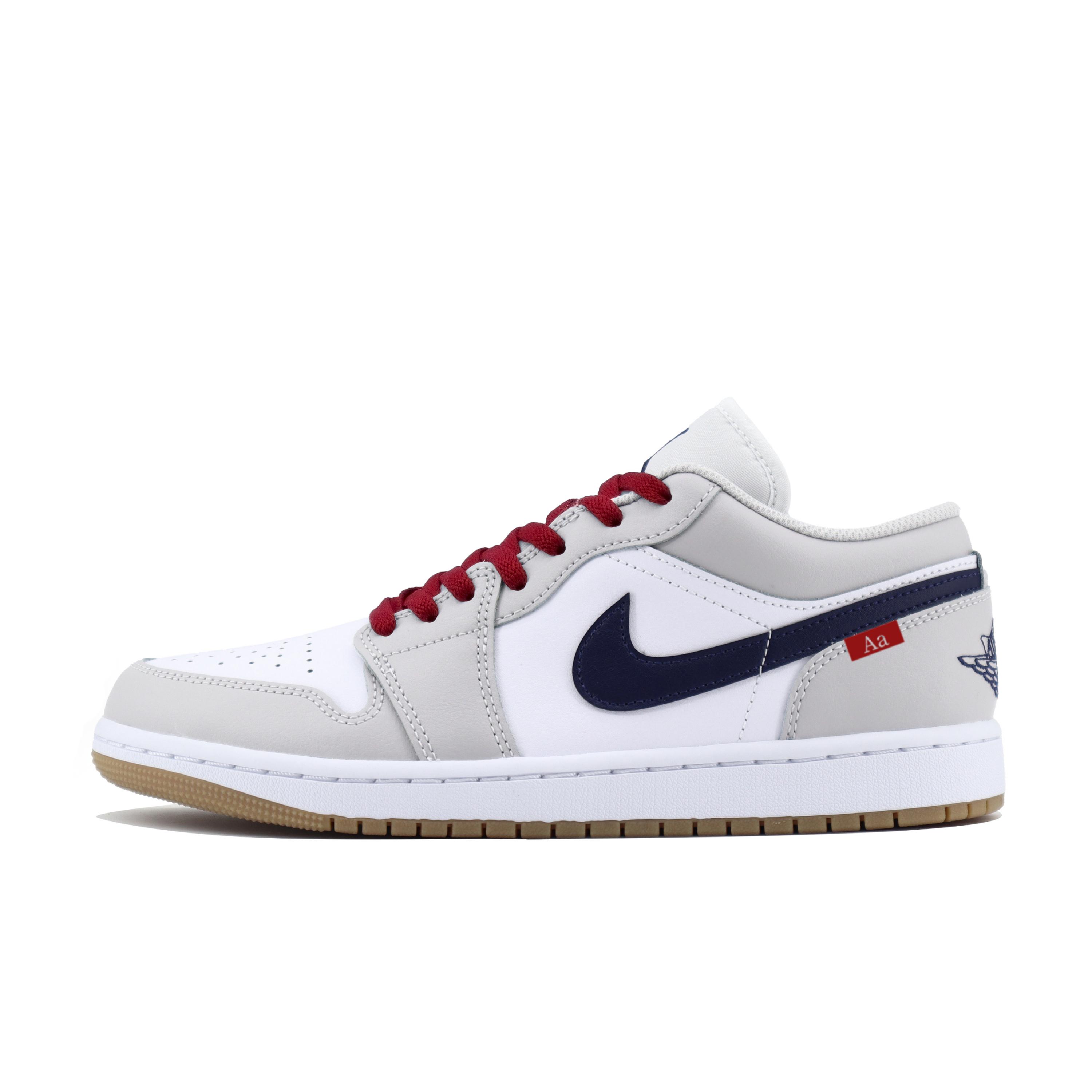 Jordan Air Jordan 1 Cushioning Slip Resistant Low top Vintage Basketball Shoes Unisex Light Gray 553558-146(Team746-) 39
Jordan Air Jordan 1 Cushioning Slip Resistant Low top Vintage Basketball Shoes Unisex Light Gray 553558-146(Team746-) 39