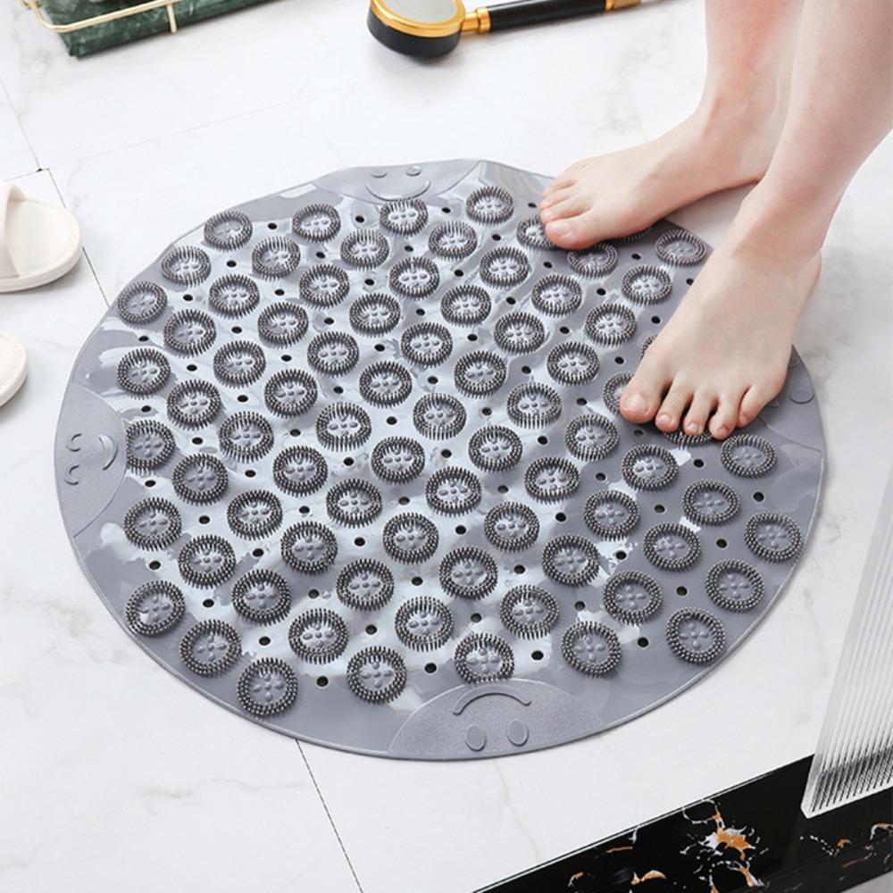 New Round Bathroom Anti-slip Mat PVC Soft Bath Mat Suction Cup Anti-drop Foot Massage Pad сірий
New Round Bathroom Anti-slip Mat PVC Soft Bath Mat Suction Cup Anti-drop Foot Massage Pad сірий
