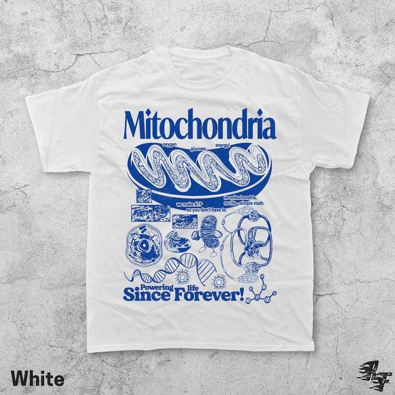 Mitochondria Vintage Science T-Shirt, Retro Biology Graphic Tee, XL
Mitochondria Vintage Science T-Shirt, Retro Biology Graphic Tee, XL