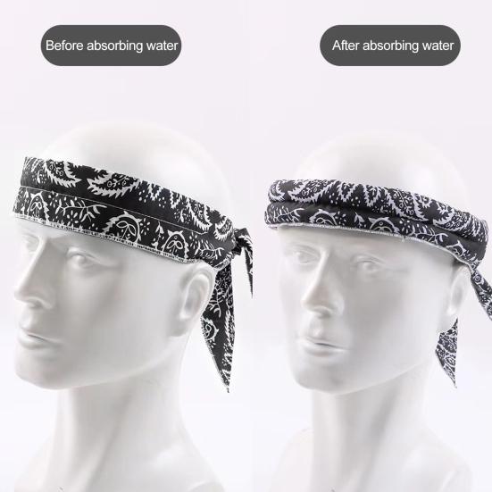 Yousheng Summer Cooling Neck Wrap Printed Ice Towel Fast Cooling Head Scarf Bandana Keep Cool Headband for Gym Golf Yoga чорний
Yousheng Summer Cooling Neck Wrap Printed Ice Towel Fast Cooling Head Scarf Bandana Keep Cool Headband for Gym Golf Yoga чорний