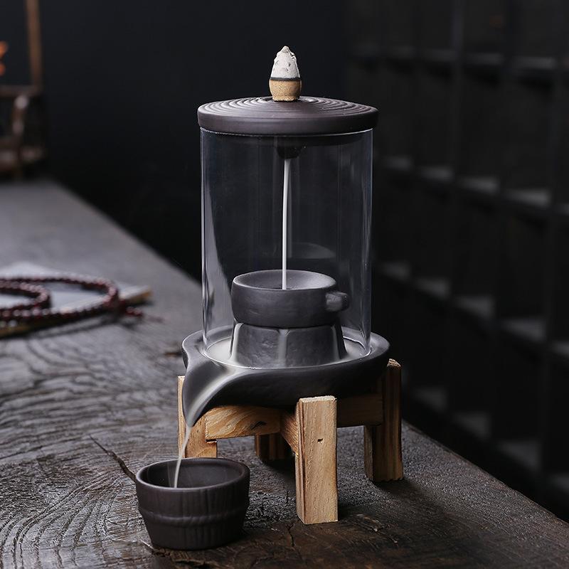 1pc Acrylic Creative Home Decorations Windproof Backflow Incense Burner,Indoor Incense Fountain Candlestick (Without Incense) белый
1pc Acrylic Creative Home Decorations Windproof Backflow Incense Burner,Indoor Incense Fountain Candlestick (Without Incense) белый
