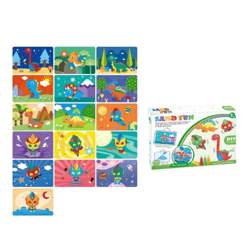 Colorful Sands Art Picture Kits for Kids Handmade Sands Draw Craft Set Birthday Present Colored Sands Painting Accessories
Colorful Sands Art Picture Kits for Kids Handmade Sands Draw Craft Set Birthday Present Colored Sands Painting Accessories